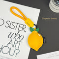 Lemon & Peach Bag Charm Duo