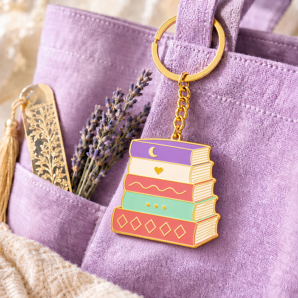 Book Lovers Bag Charm