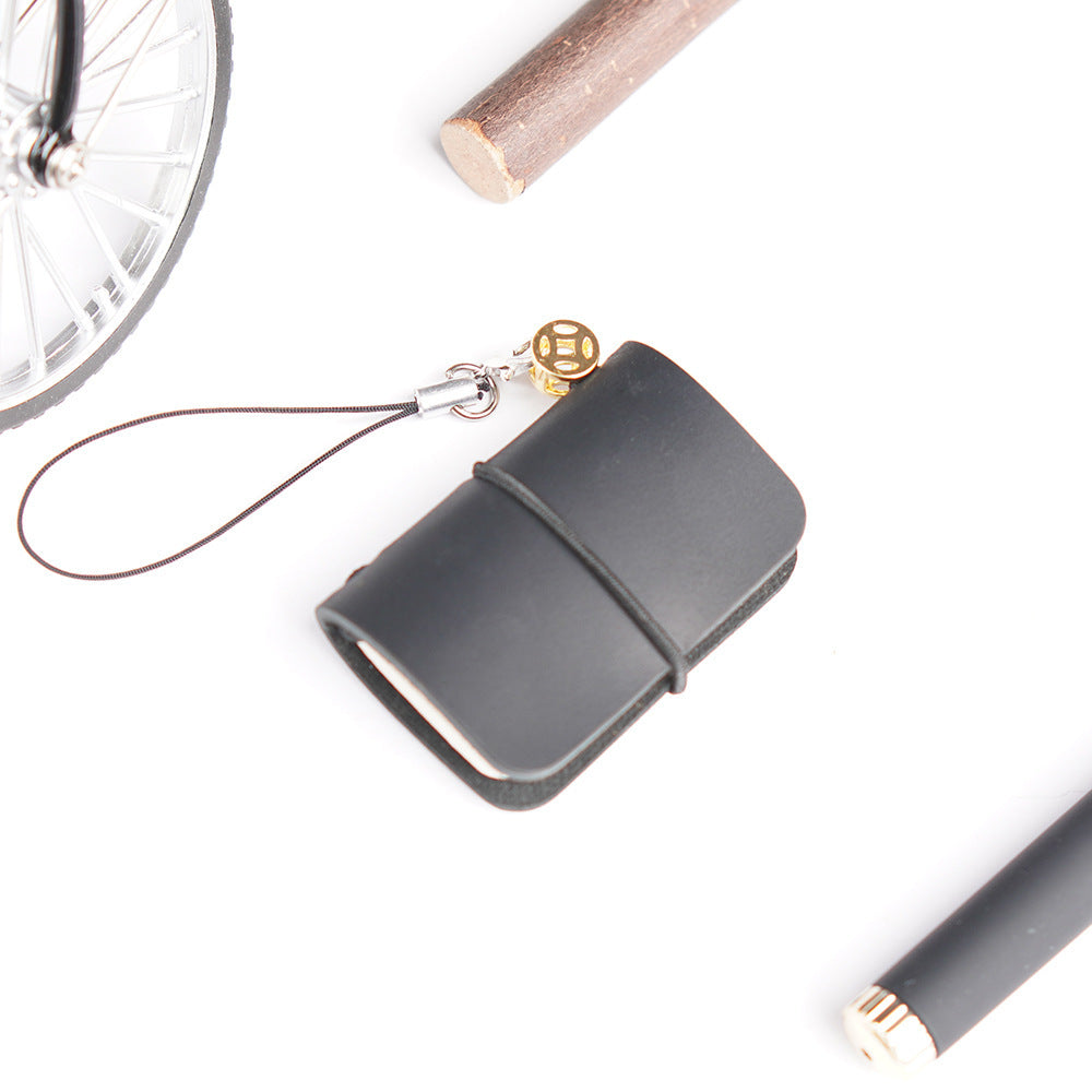 Leather Journal Bag Charm