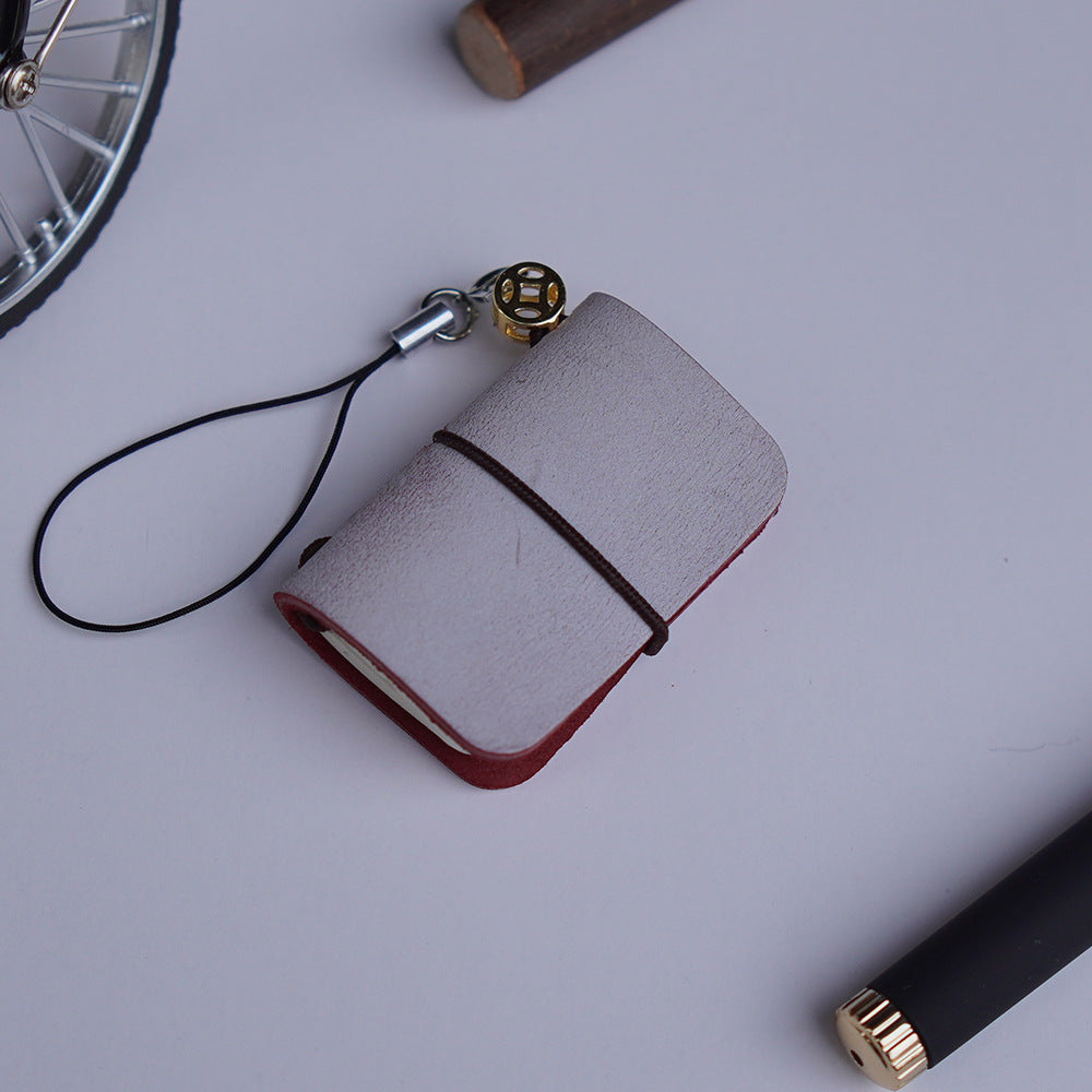 Leather Journal Bag Charm