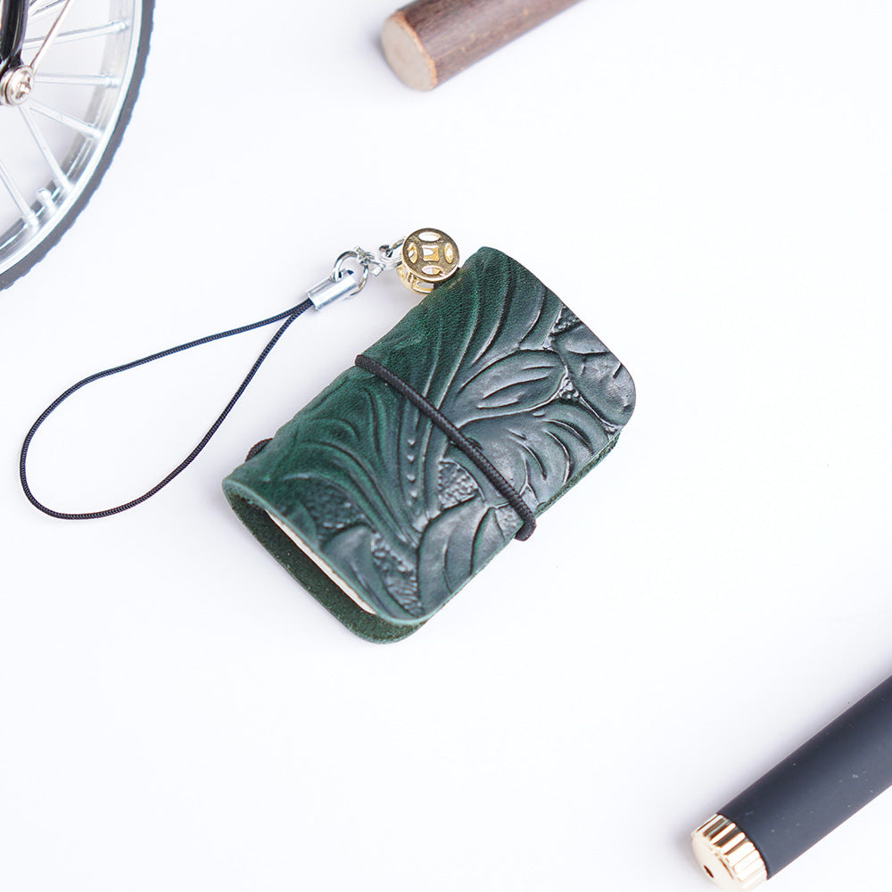 Leather Journal Bag Charm