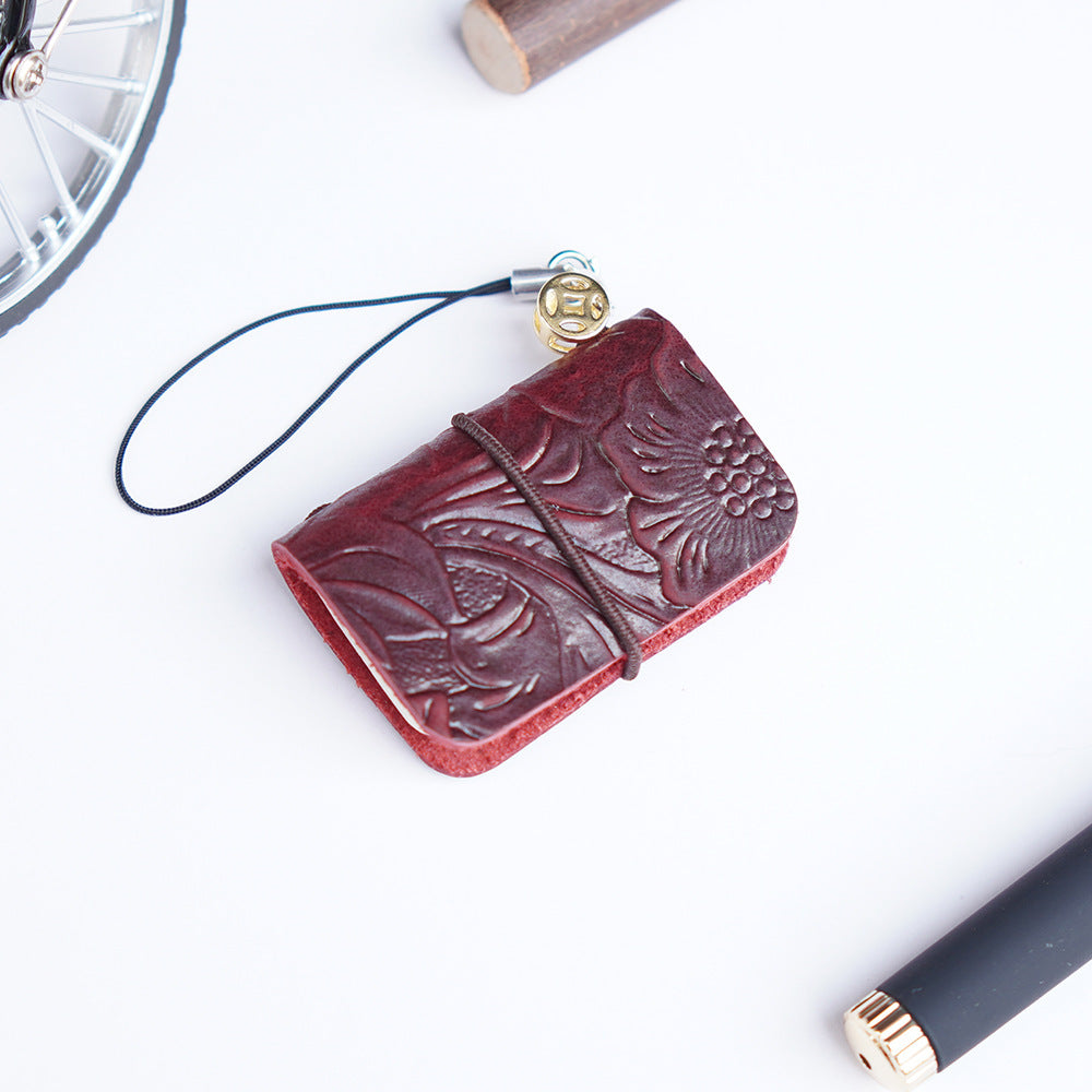 Leather Journal Bag Charm
