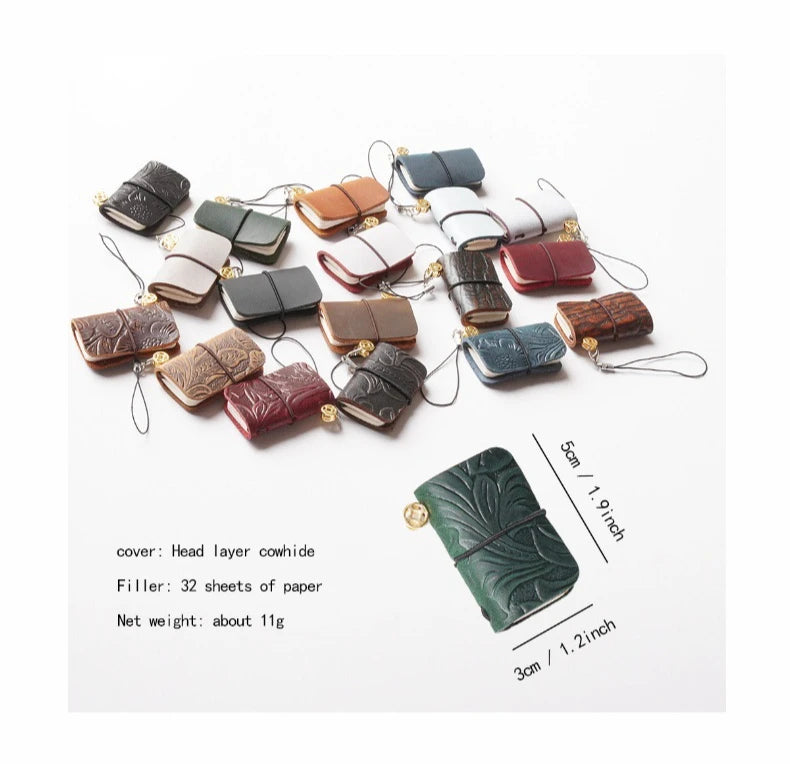 Leather Journal Bag Charm