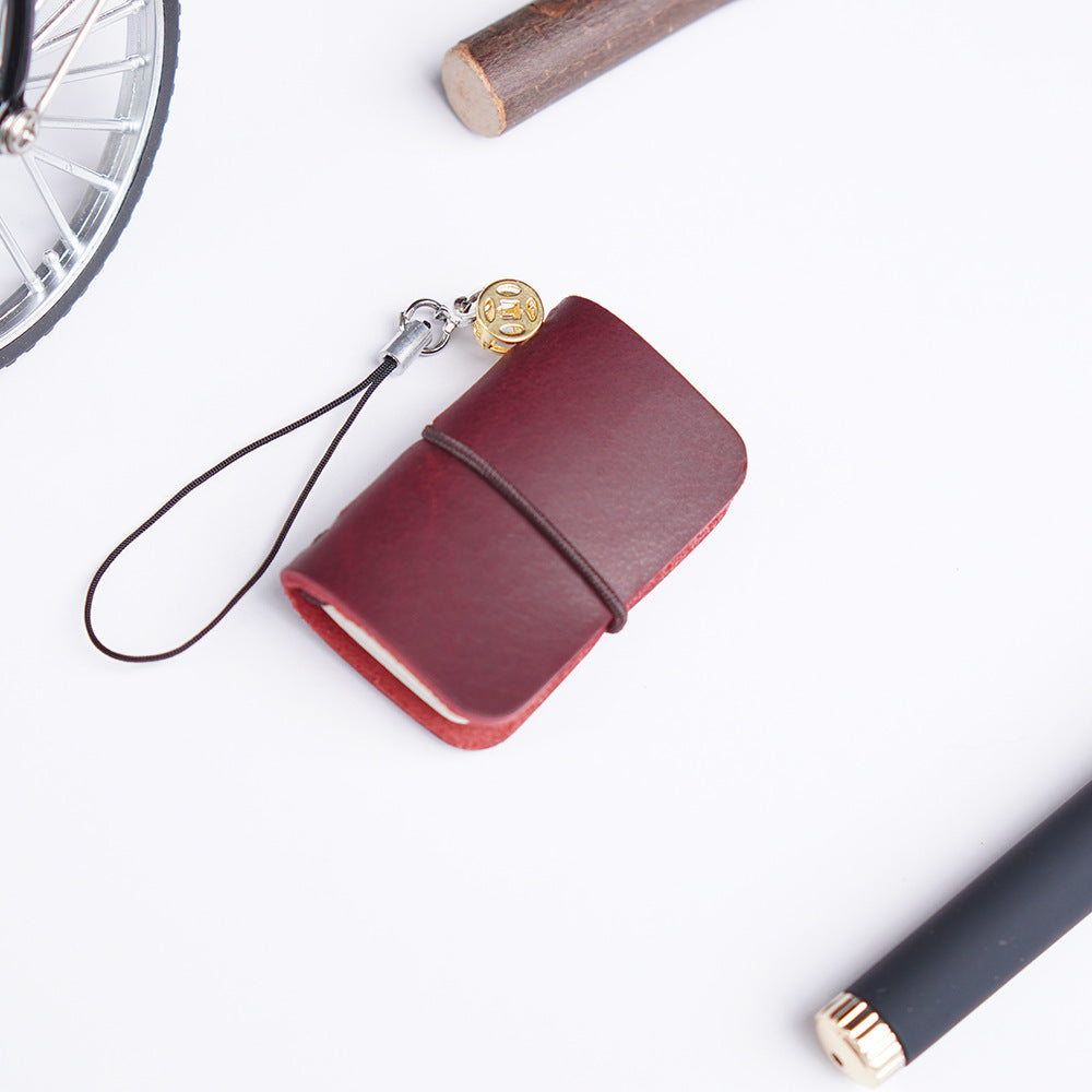 Leather Journal Bag Charm