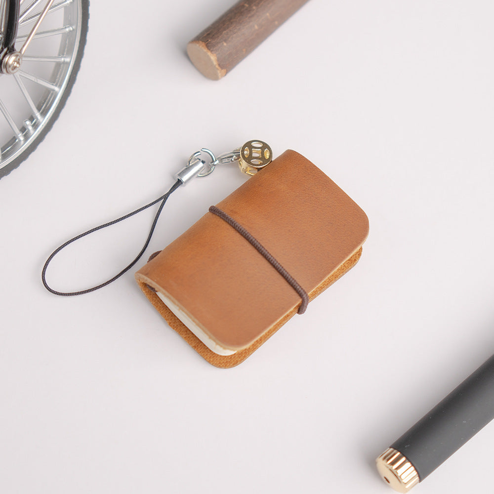 Leather Journal Bag Charm