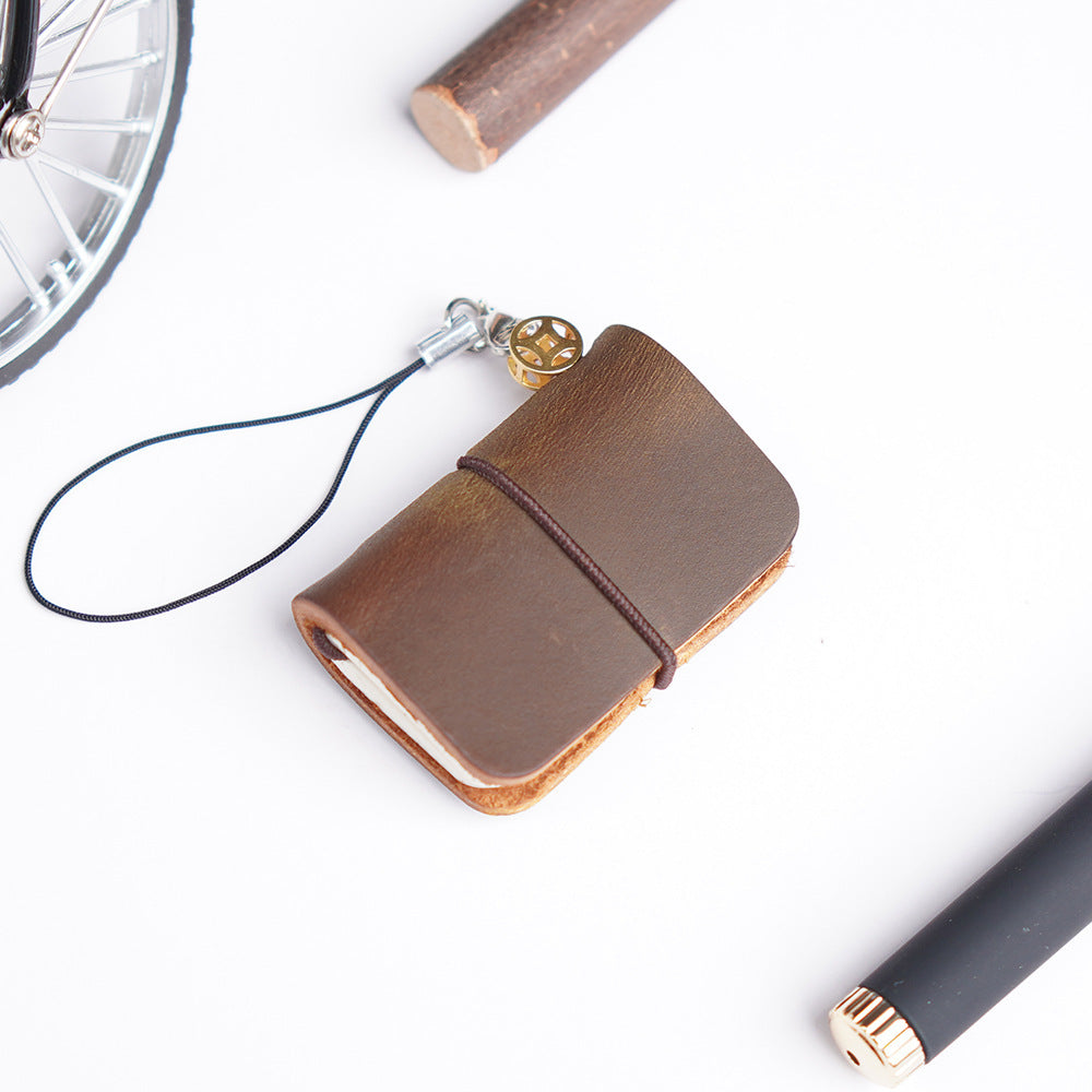 Leather Journal Bag Charm