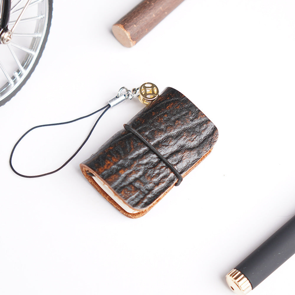 Leather Journal Bag Charm