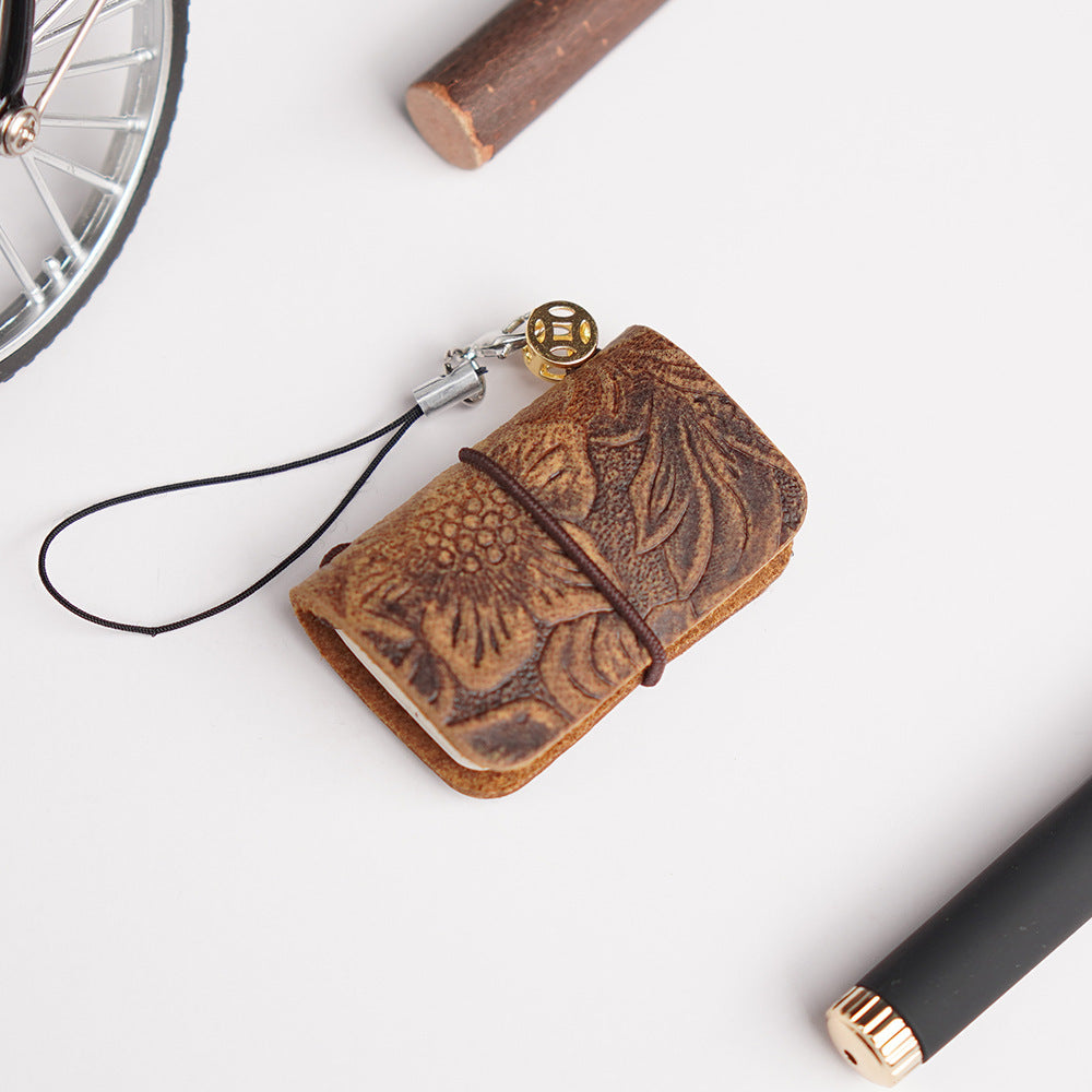 Leather Journal Bag Charm