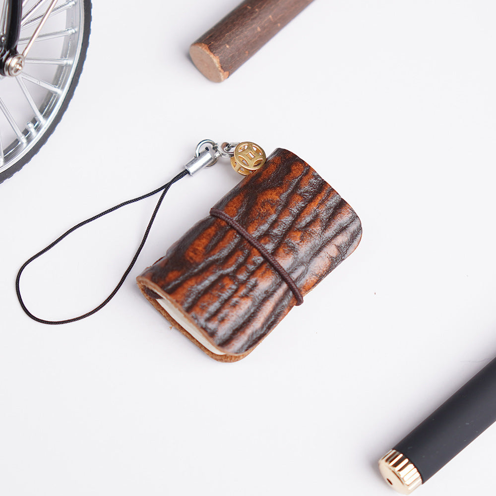 Leather Journal Bag Charm