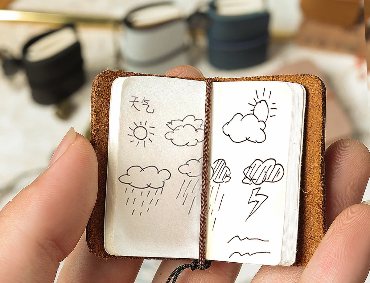Leather Travel Journal Charm