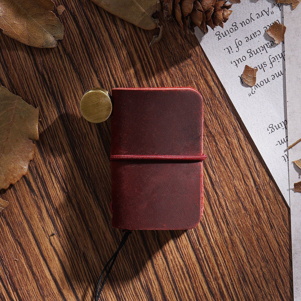 Leather Travel Journal Charm