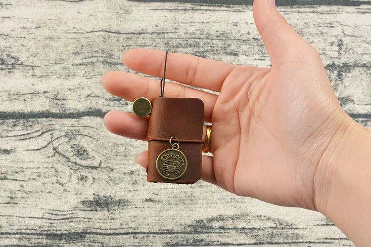 Leather Travel Journal Charm