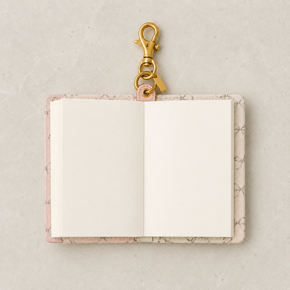 Notebook Bow Charm