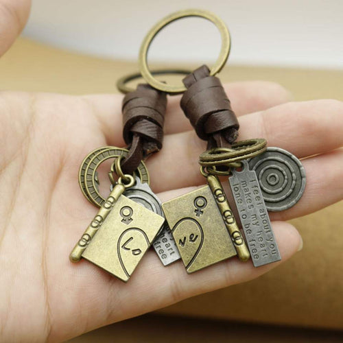 Antique Scroll Book Charm
