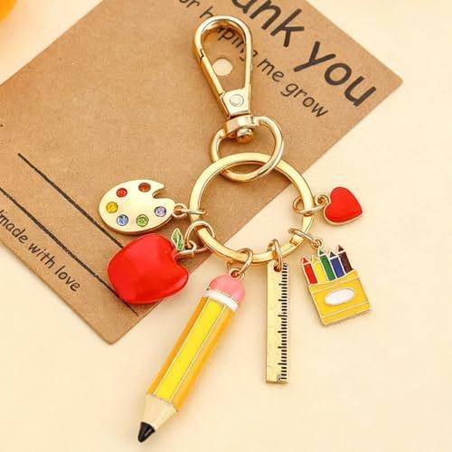 Teacher Apple Pencil Charm