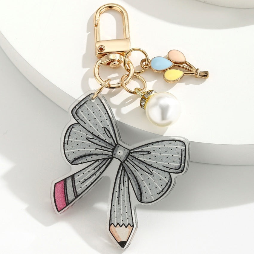 Pencil Bow Charm