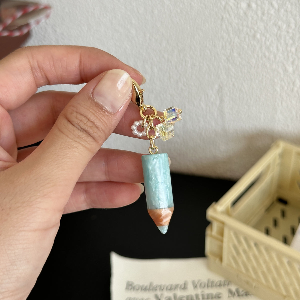 Quicksand Pencil Charm