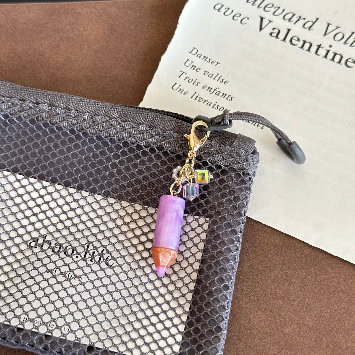Quicksand Pencil Charm