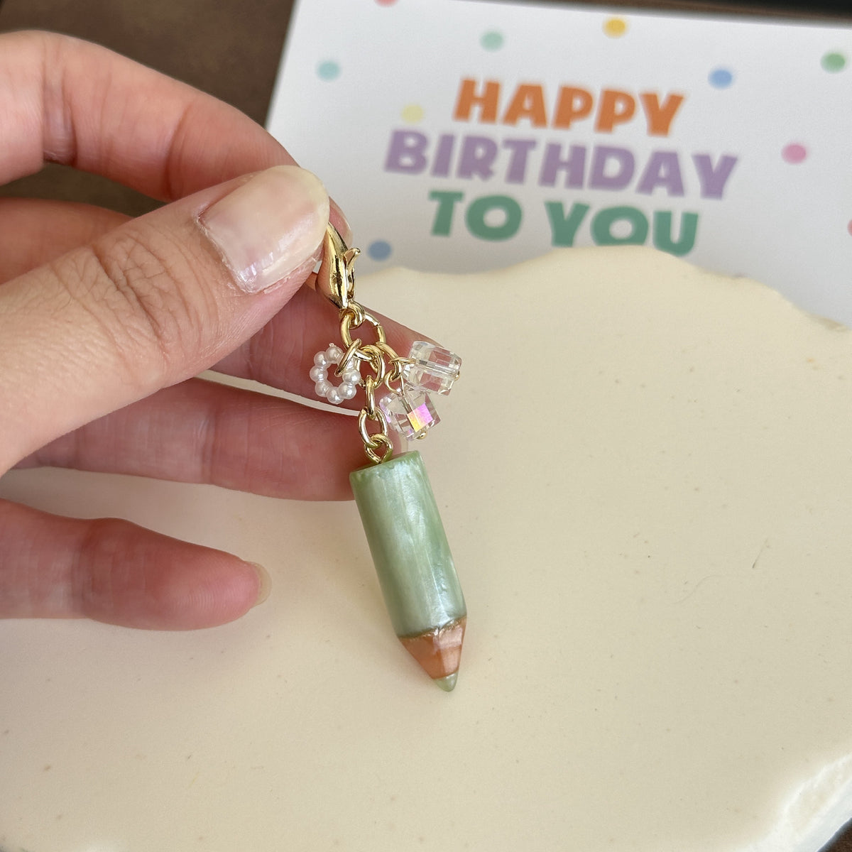 Quicksand Pencil Charm