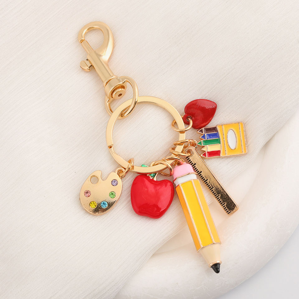 School Enamel Charm