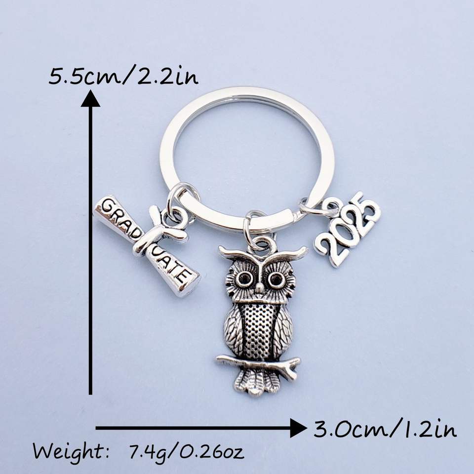 Graduation Owl Charm