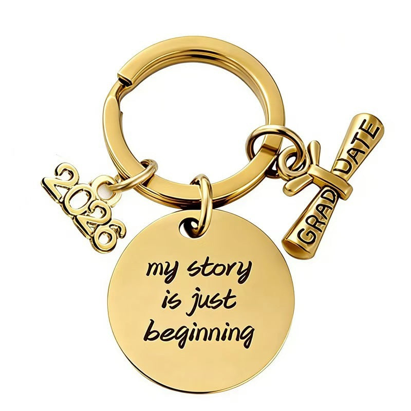 Graduation Engraved Charm