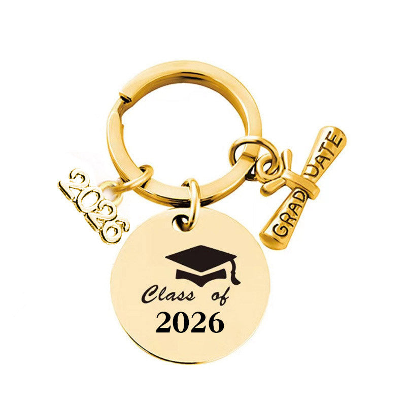 Graduation Engraved Charm