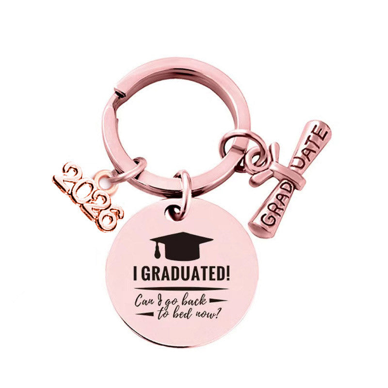 Graduation Engraved Charm