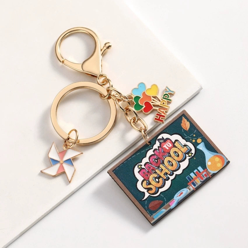 Back-to-School Bag Charm — Chalkboard