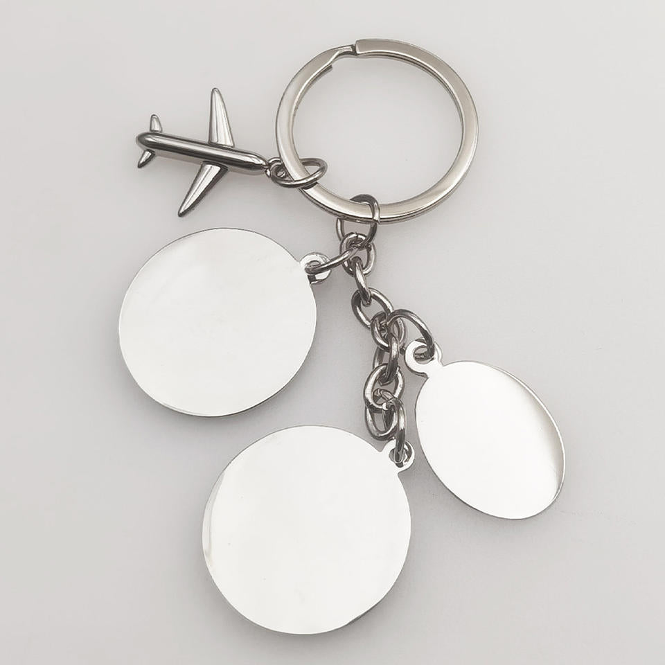Globe & Airplane Bag Charm — supplier detail