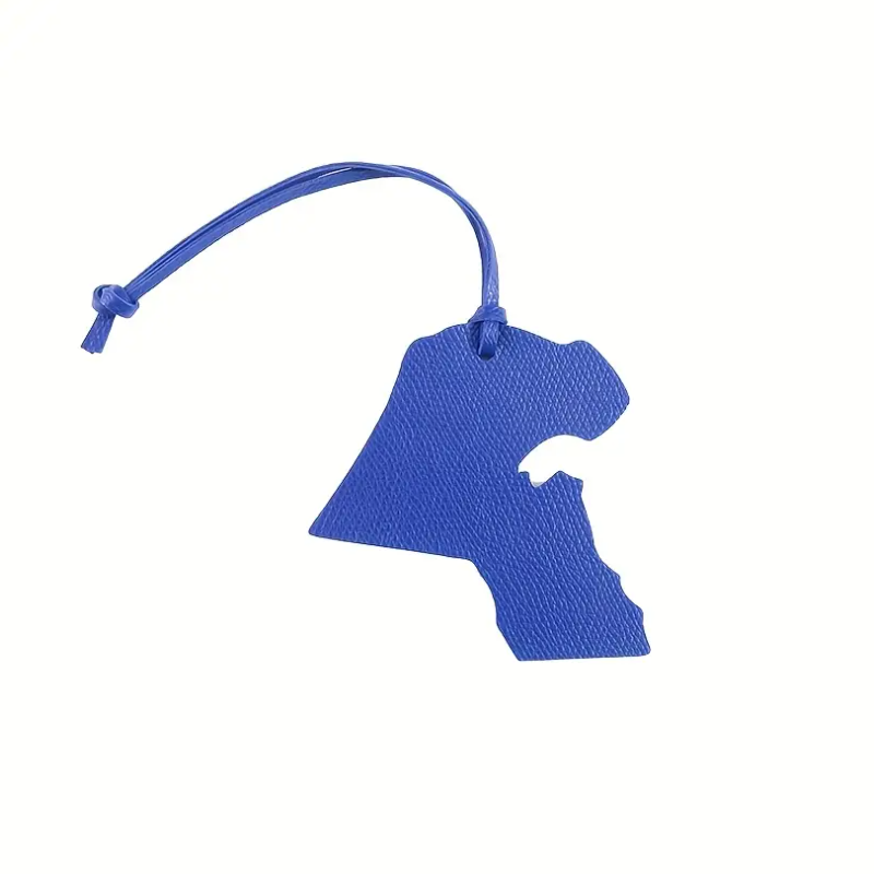 Kuwait Map Leather Charm