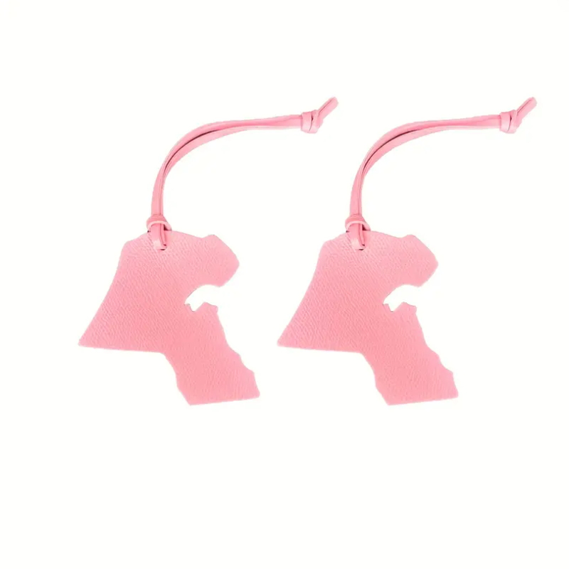 Kuwait Map Leather Charm