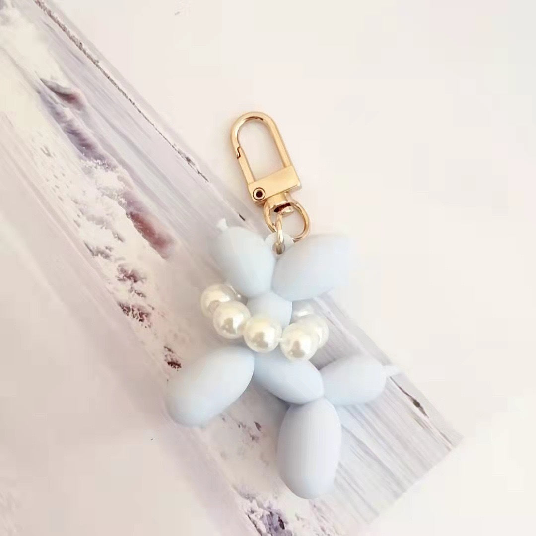 Pearl Balloon Dog Style Handbag and Backpack Bag Charm