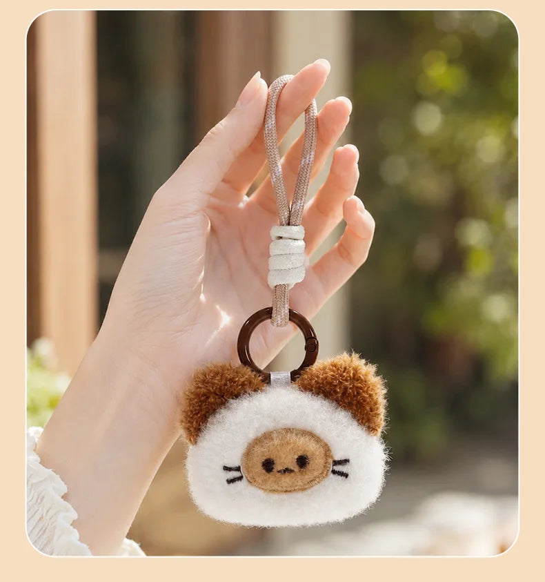 3D Plush Dog and Cat Small Animal , Best Friend Bag Charm