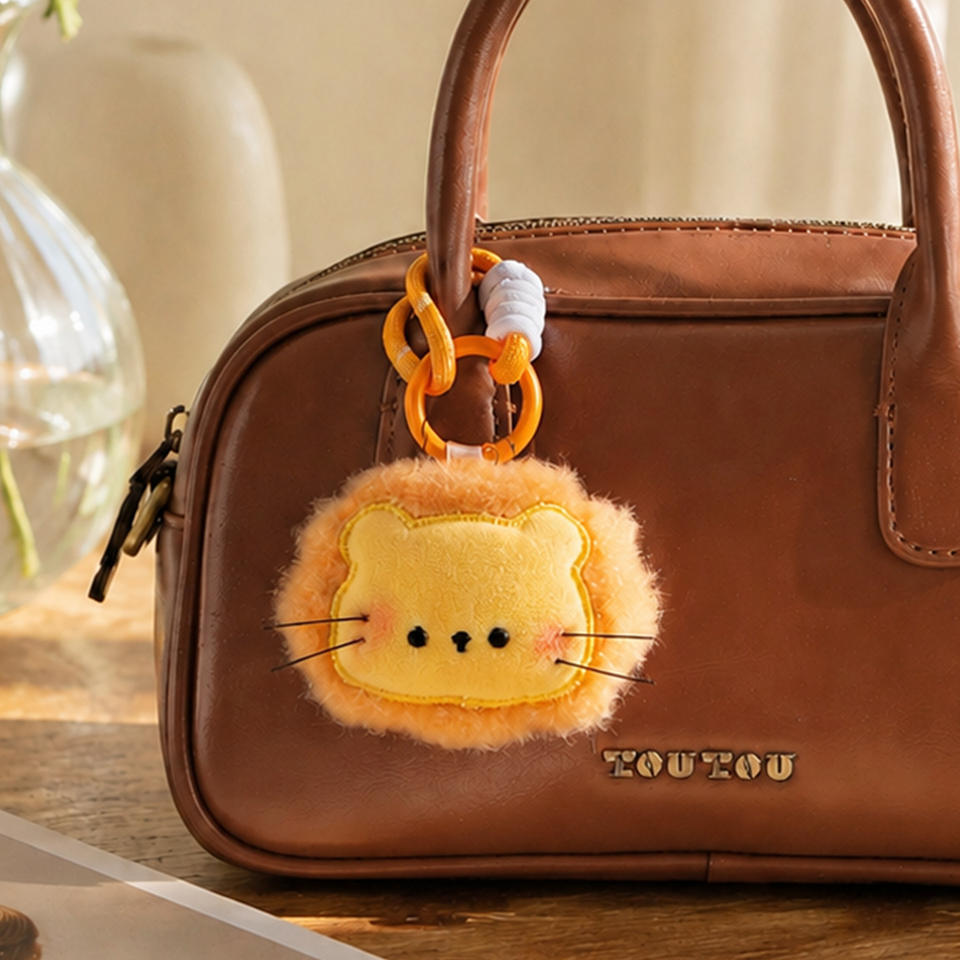3D Plush Dog and Cat Small Animal , Best Friend Bag Charm