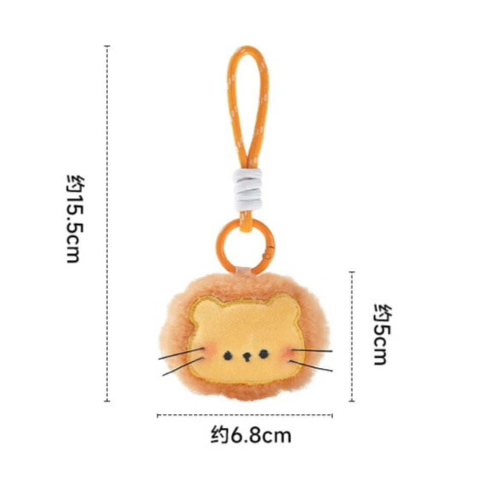 3D Plush Dog and Cat Small Animal , Best Friend Bag Charm