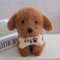 Light Brown Plush Dog and Backpack Bag Charm