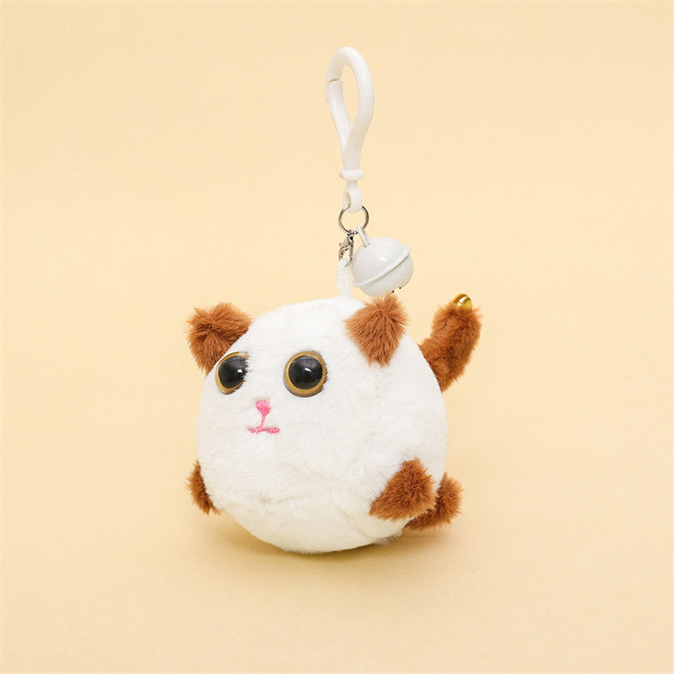 Fluffy Cat Plush Bag Charm