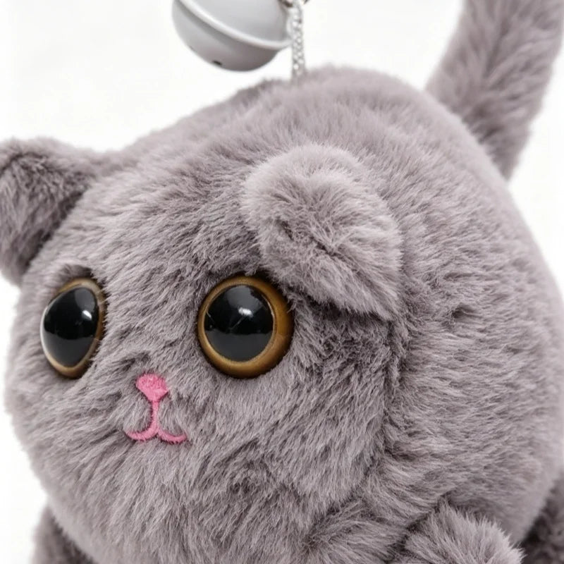 Fluffy Cat Plush Bag Charm