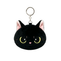 Plush Cat with Pp Cotton Filling and Embroidered Bag Charm