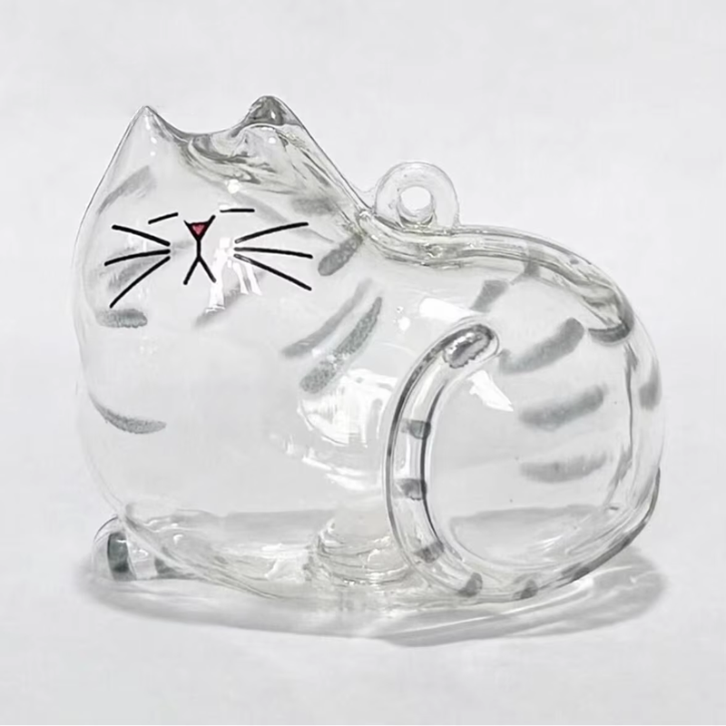 Transparent Dog and Cat Pet Hair Storage Capsule or Bag Charm