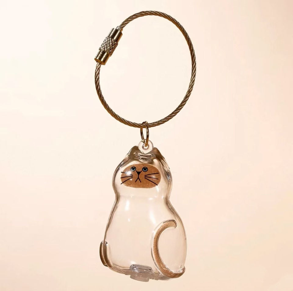 Transparent Dog and Cat Pet Hair Storage Capsule or Bag Charm