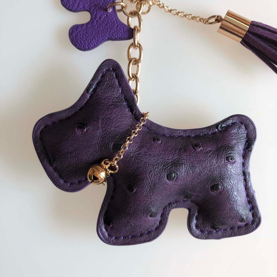 Soft Leather Dog Bag Charm