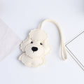 Poodle Leather Handbag and , Dog Shaped Bag Charm