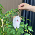 11 Cm Korean Soft Dog and Rabbit and Bear and Cat Plush Bag Charm