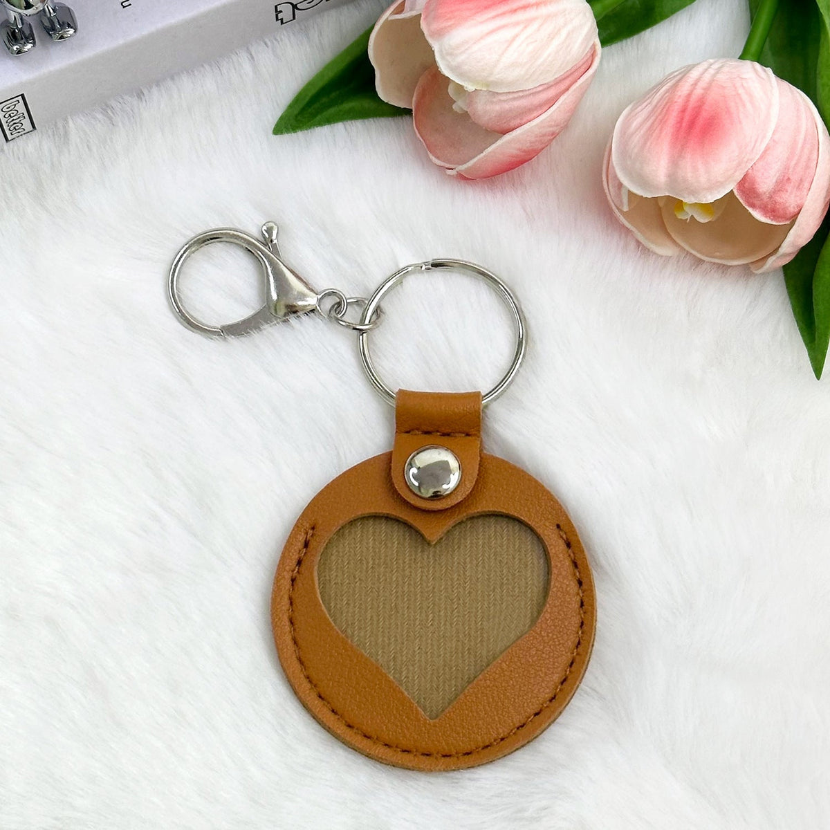 PU Leather Pet Hair Memorial and Storage Charm for Dog and Cat Bag Charm