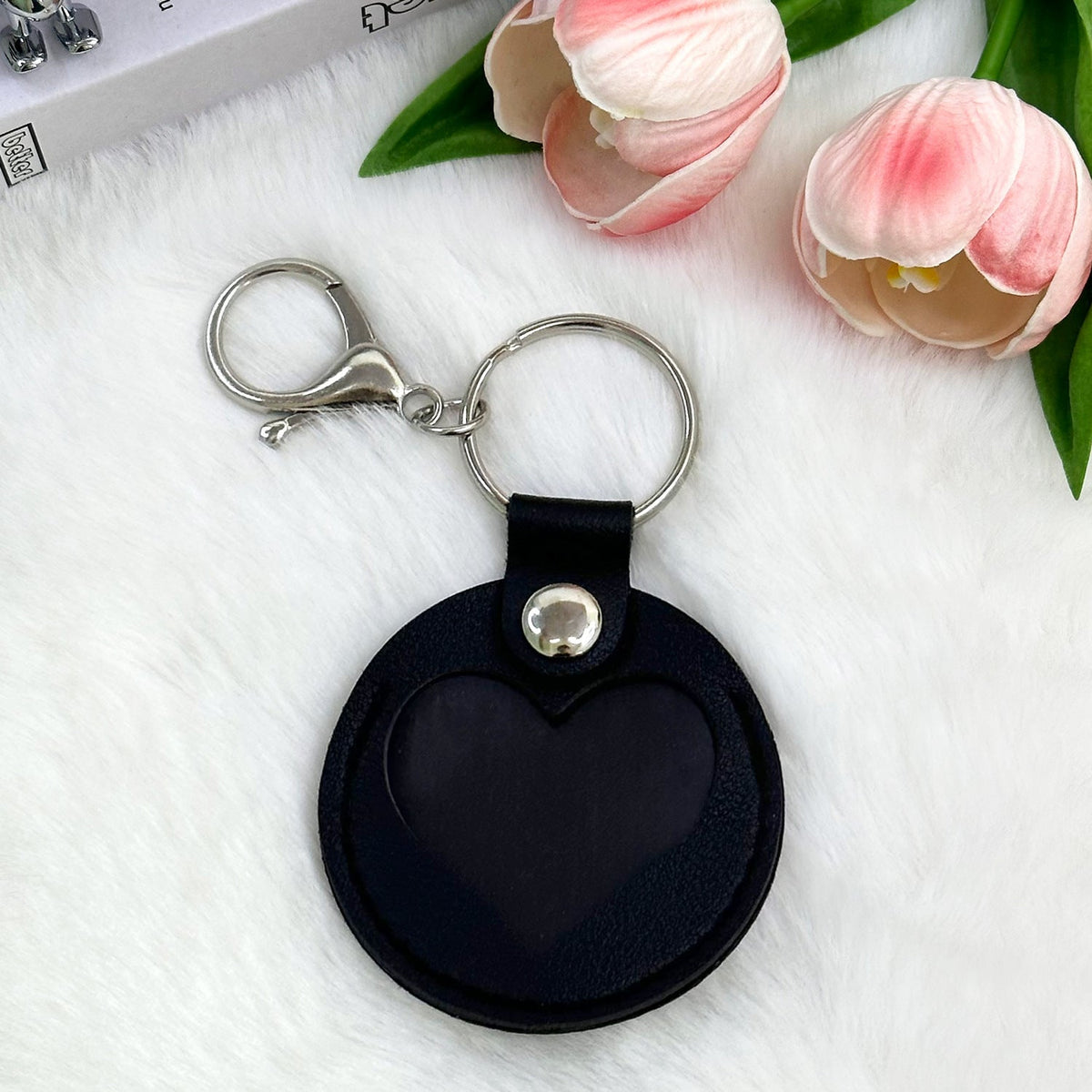 PU Leather Pet Hair Memorial and Storage Charm for Dog and Cat Bag Charm