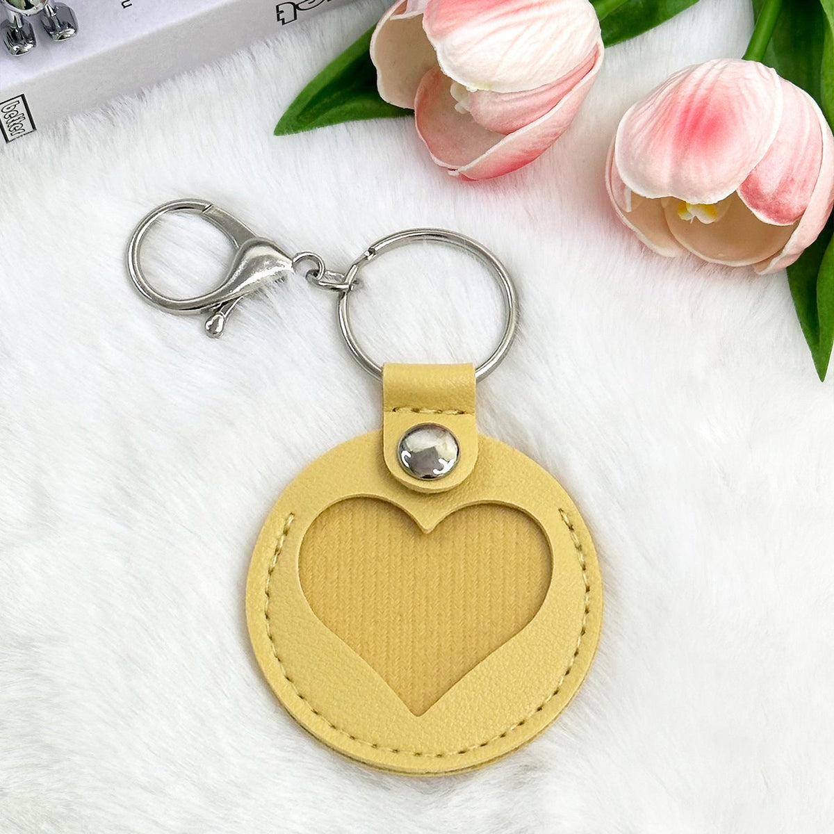 PU Leather Pet Hair Memorial and Storage Charm for Dog and Cat Bag Charm