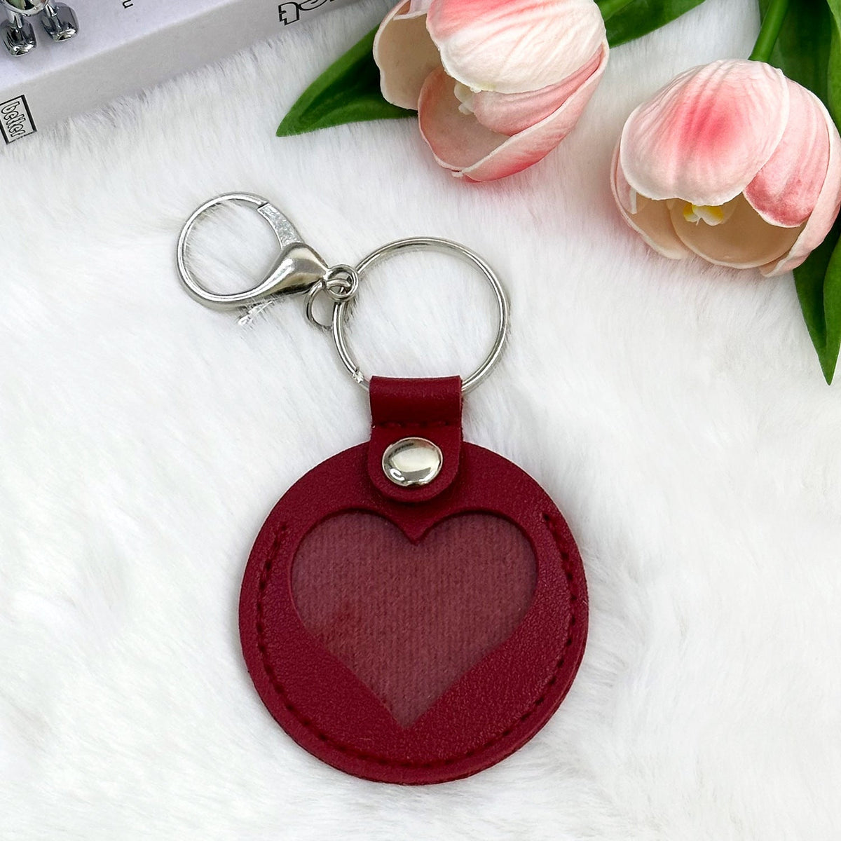 PU Leather Pet Hair Memorial and Storage Charm for Dog and Cat Bag Charm