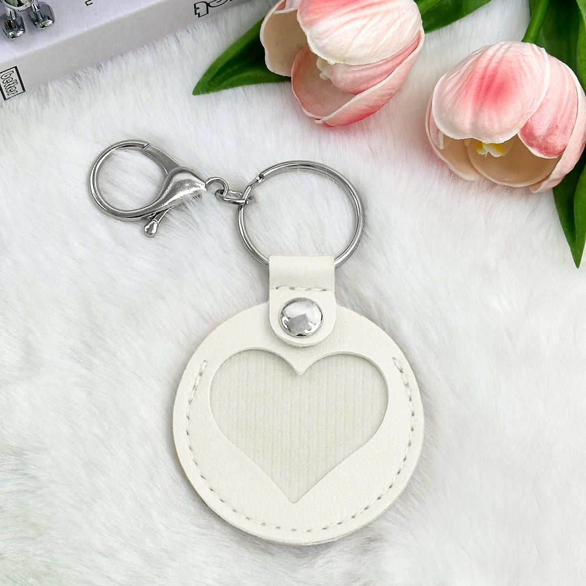 PU Leather Pet Hair Memorial and Storage Charm for Dog and Cat Bag Charm